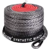 Image de 12-Strand 20500 lbs Corde synthétique en plastique uhmwpe Treuil à corde avec crochet de protection, corde synthétique 9299 kg, corde de remorque,