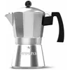 Image de Minimoka Cafetière italienne 9 tasses, 9 tasses, base et filtre de acier inoxydable, poignée ergonomique, soupape de sécurité de, fermeture en