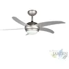 Image de Suinga - Ventilateur de plafond avec lumière et télécommande, 5 pales, 55W et 3 vitesses, CP53132A