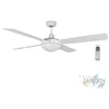 Image de Suinga - Ventilateur de plafond Orbegozo avec lumière et télécommande, 4 pales, blanc, CP87132