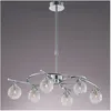Image de Cristalrecord - Plafonnier 6 lumières lotto cromo cr 046-2195-6-016