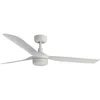 Image de Faro Barcelona - Ventilateur de plafond blanc avec lumière punt 33814-20
