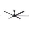 Image de Faro Barcelona - Faro Rotterdam Ventilateur de plafond xl à 6 pales noir mat