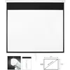 Image de Écran de projection manuel 100 pouces Fonestar, adaptable au mur ou au plafond, tissu blanc mat.