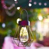 Image de Lampes solaires de jardin, lampes solaires led suspendues, décoration en fer étanche, adaptées aux pelouses extérieures