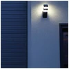 Image de Lumihome - Applique Pyramide Inox 32 led smd 9W ® blanc-neutre-4000k - noir