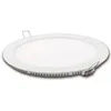 Image de Downlight LED rond plat en métal blanc chaud 18w