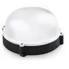 Image de Applique murale d'extérieur led ronde en métal ip65 noire 12w neutre