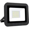 Image de Projecteur LED plat Matel noir IP65 10W chaud