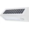 Image de Korpass applique murale led solaire capteur blanc 27cm 8w froid