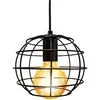 Image de Applique suspendue vintage e-27 ronde en métal