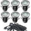 Image de Kit Complet 6 Mini Spots Encastrables x 0.3W 12V led Lumihome blanc-froid-6000k