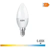Image de EDM - Ampoule Bougie led E14   7W   600lm   6400K   Lumière Froide   Ø3,5x10,7cm