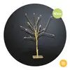 Image de Arbre décoratif led Cumia 40cm 3xAA Doré