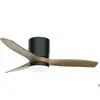 Image de GSC - Ventilateur de plafond Matipa avec lumière cct orientable et commande Ø107 3 pales dc Noir
