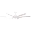 Image de Ventilateur de plafond Diongo avec commande Ø165 8 pales DC Blanc