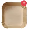 Image de GSC - Papier pour friteuse à air carré 16x16cm (Pack de 100 unités)