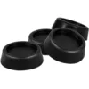 Image de Coussinets anti-vibrations pour lave-linge, lot de 1, noir, lot de 4