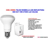 Image de Fplus - Ampoule à réflecteur led talox R80 E27 10W 2700K lumière chaude