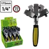 Image de Cliquet articulé 72 dents 1/4' 175mm. JBM 51306