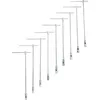 Image de JBM54380 Ensemble de 9 clés à douille articulées à poignée en T (7 à 19 mm)