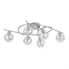 Image de Plafonnier de 6 lumières modèle varanasi chrome - Fabrilamp