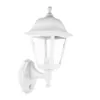 Image de Applique d'extérieur Basil 1xe27 white ip44 polycarbonate 35x15x19.7 cm