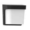 Image de Applique d'extérieur Agar 1xe27 noir ip65 polycarbonate 17x17x14 cm