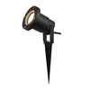 Image de Clous à pointes externes 1xegu10 polycarbonate noir ip65 16.2x9.8d