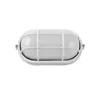 Image de Fab 148162001 Applique Ext. Oval Aluminium Apus Peq. 1xe27 White 9x21x10,5 Cm Ip44