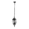 Image de Suspension de Aluminium pour usage extérieur de la série Caelum Noir ip 44 - Fabrilamp