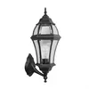 Image de Fabrilamp - Applique extérieure aluminium becrux 1xe27 noir ip44 59,5x25x26 cm