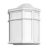 Image de Bellatrix lampe murale d'extérieur aluminium 1xe27 white 25x11x19,5 cm ip44