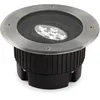 Image de Leds-C4 Gea Power - Lampadaire encastré rond à 9 ampoules LED Acier inoxydable Aisi 316 IP67