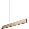 Image de Bravo - Luminaire de barre suspendu à led au plafond peint or - Leds-c4