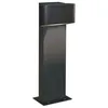 Image de LedsC4 Balise Ip66 Diago Bollard Led 5W Blanc Chaud - 3000K Gris Urbain 286Lm