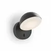 Image de LedsC4 Applique Talk Led 6.5W Blanc Chaud - 2700K On-Off Gris Urbain