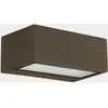 Image de LedsC4 Applique Ip66 Nemesis Aluminium 70170Mm R7S 100W Marron 1498Lm