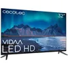 Image de Cecotec Smart TV - LED TV de 32 pouces Résolution HD - A5 Series ALH50032. Smart TV VIDAA, système audio Dolby, WiFi intégré, de sortie casque,