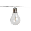 Image de Stella Guirlande lumineuse filaire pour l'intérieur et l'extérieur. 10 ampoules led à lumière chaude. Fabriqué en Espagne