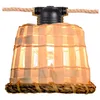 Image de Guirlande lumineuse solaire étanche 10 ampoules cordon jute Aurora - New Garden