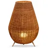 Image de SAONA 70 cm de haut. Lampe décorative sans fil pour l'intérieur et l'extérieur. Lumière LED rechargeable par USB. Fabriqué en Espagne
