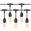 Image de Mediawave Store - Guirlande Lumineuse led 10m Chaudes Extérieures 10 Ampoules avec Panneau Solaire