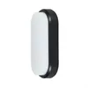 Image de Fabrilamp Lampe murale de outdoor de 12w model Yucatan Oval Ip65 Black