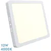 Image de Downlight Surface Square Selenite 12w 4000k White 1080 Lm 2,8x17x17 Cm - Fabrilamp