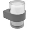 Image de Applique extérieure 8w 3000k beira grey ip44 500lm 13,5x9,4x10,5 cm