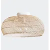 Image de Sklum   Plafonnier en bambou naturel 20,5cm   Abat-jour ajouré pour éclairage délicat   Pour chambre, salon, cuisine, bar