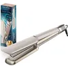 Image de Lisseur de Air Lisse Champagne. 600W, protège les cheveux, technologie ionique, kératine et huile d'argan, 3 modes et moteur bldc, tous types de