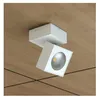 Image de Beneito Faure - Applique led carrée orientable Mini Rubyc Tricolore 7w blanche