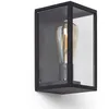 Image de Applique Murale Extérieure Aluminium et Verre Atrium Noir